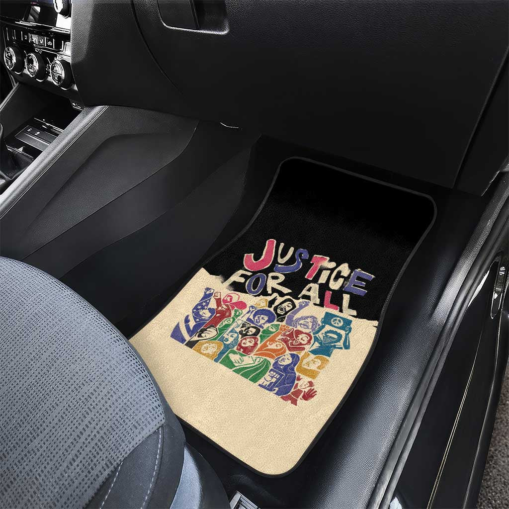 African Stand Firm Car Mats Justice For All