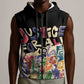 African Stand Firm Sleeveless Zip Hoodie Justice For All - African Pride