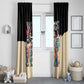 African Stand Firm Window Curtain Justice For All