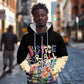 African Stand Firm Zip Hoodie Justice For All