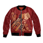 Justice To The People Africa Bomber Jacket Afro Raised Fist