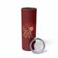 Justice To The People Africa Skinny Tumbler Afro Raised Fist