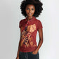 Justice To The People Africa Women Polo Shirt Afro Raised Fist