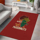 African Map Fingerprint Area Rug Being Black Is The Best Part Of My Personality