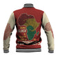 African Map Fingerprint Baseball Jacket Being Black Is The Best Part Of My Personality