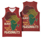 African Map Fingerprint Basketball Jersey Being Black Is The Best Part Of My Personality DT03