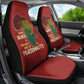 African Map Fingerprint Car Seat Cover Being Black Is The Best Part Of My Personality