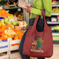 African Map Fingerprint Grocery Bag Being Black Is The Best Part Of My Personality