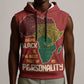 African Map Fingerprint Sleeveless Hoodie Being Black Is The Best Part Of My Personality - African Pride