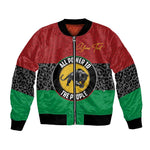 Personalized Pan African Black Panther Bomber Jacket All Power To The People