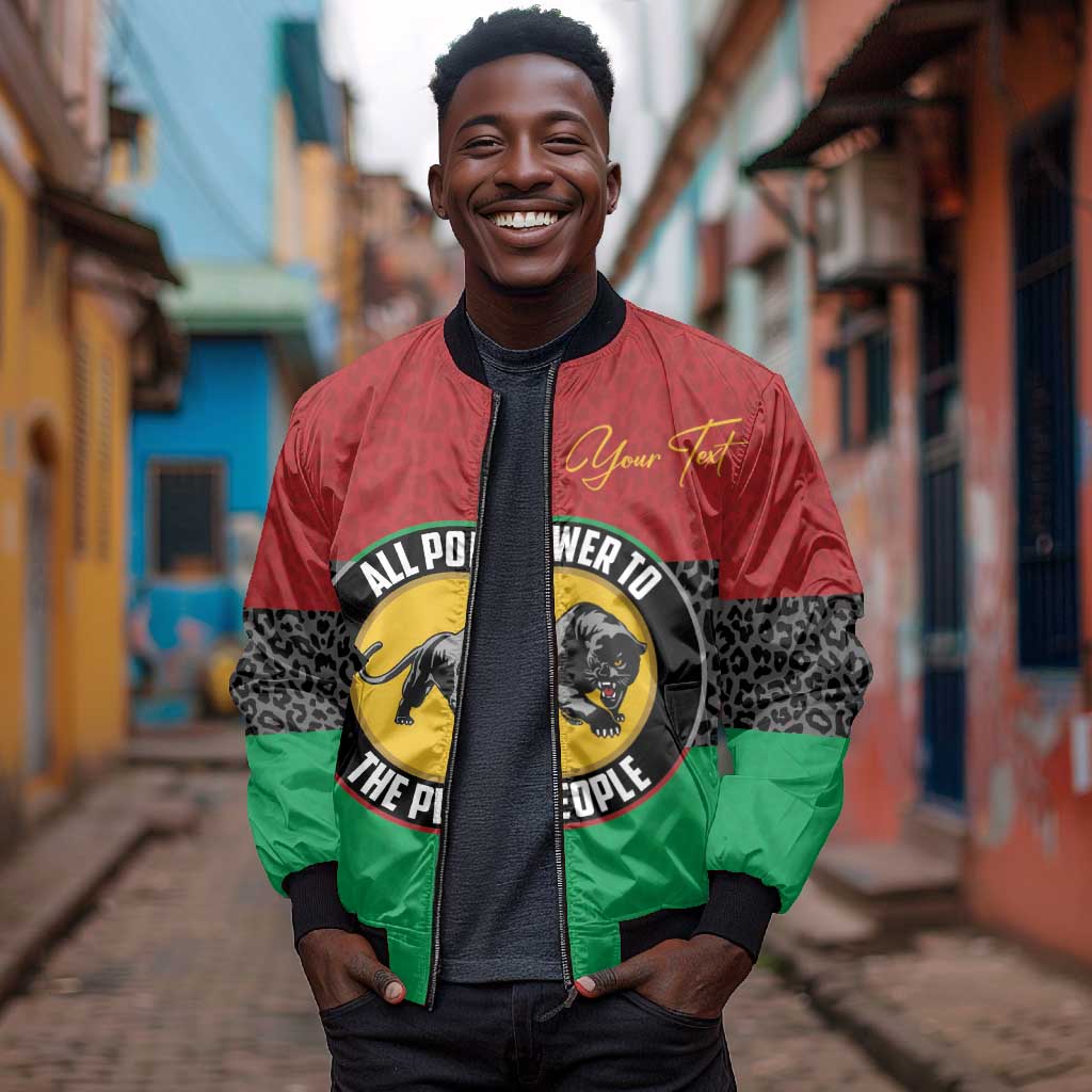 Personalized Pan African Black Panther Bomber Jacket All Power To The People