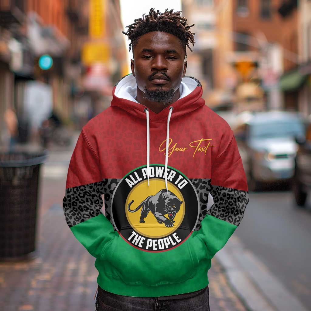 Personalized Pan African Black Panther Hoodie All Power To The People