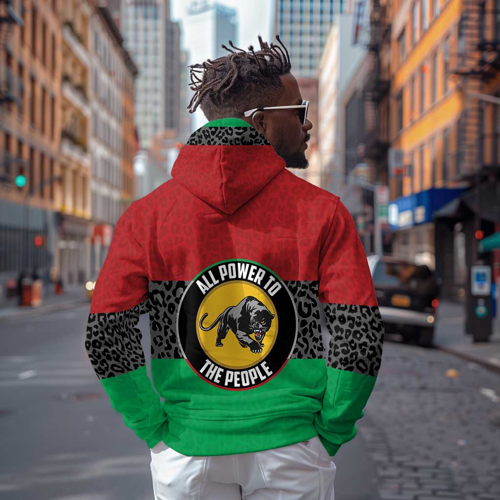Personalized Pan African Black Panther Hoodie All Power To The People