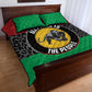 Pan African Black Panther Quilt Bed Set All Power To The People