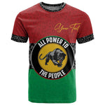 Personalized Pan African Black Panther T shirt All Power To The People