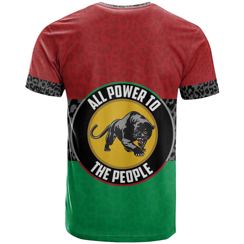 Personalized Pan African Black Panther T shirt All Power To The People