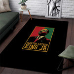 Martin Luther King Jr Area Rug MLK Retro Style