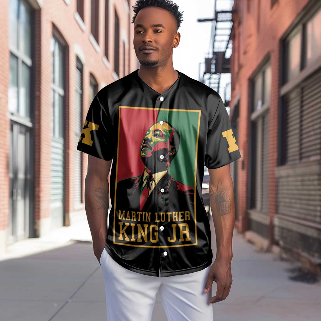 Martin Luther King Jr Baseball Jersey MLK Retro Style