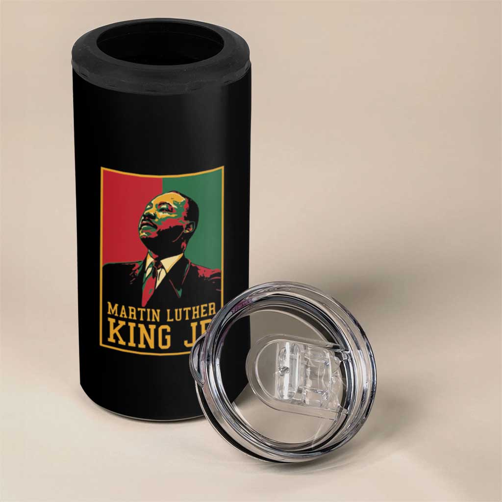 Martin Luther King Jr 4 in 1 Can Cooler Tumbler MLK Retro Style