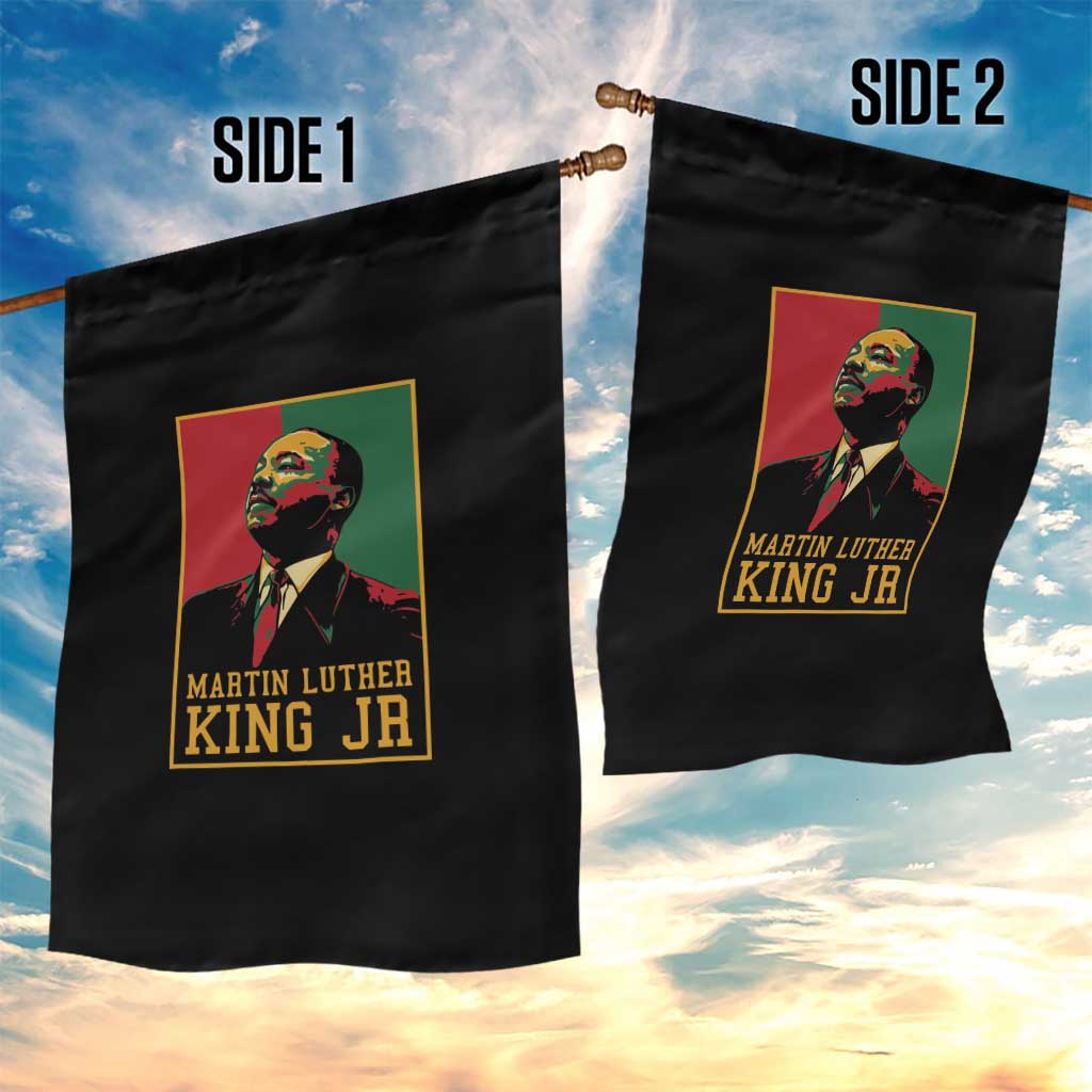 Martin Luther King Jr Garden Flag MLK Retro Style