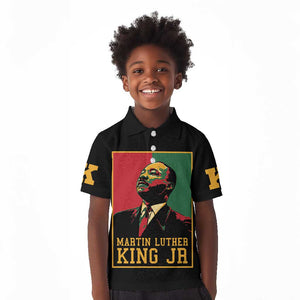 Martin Luther King Jr Kid Polo Shirt MLK Retro Style