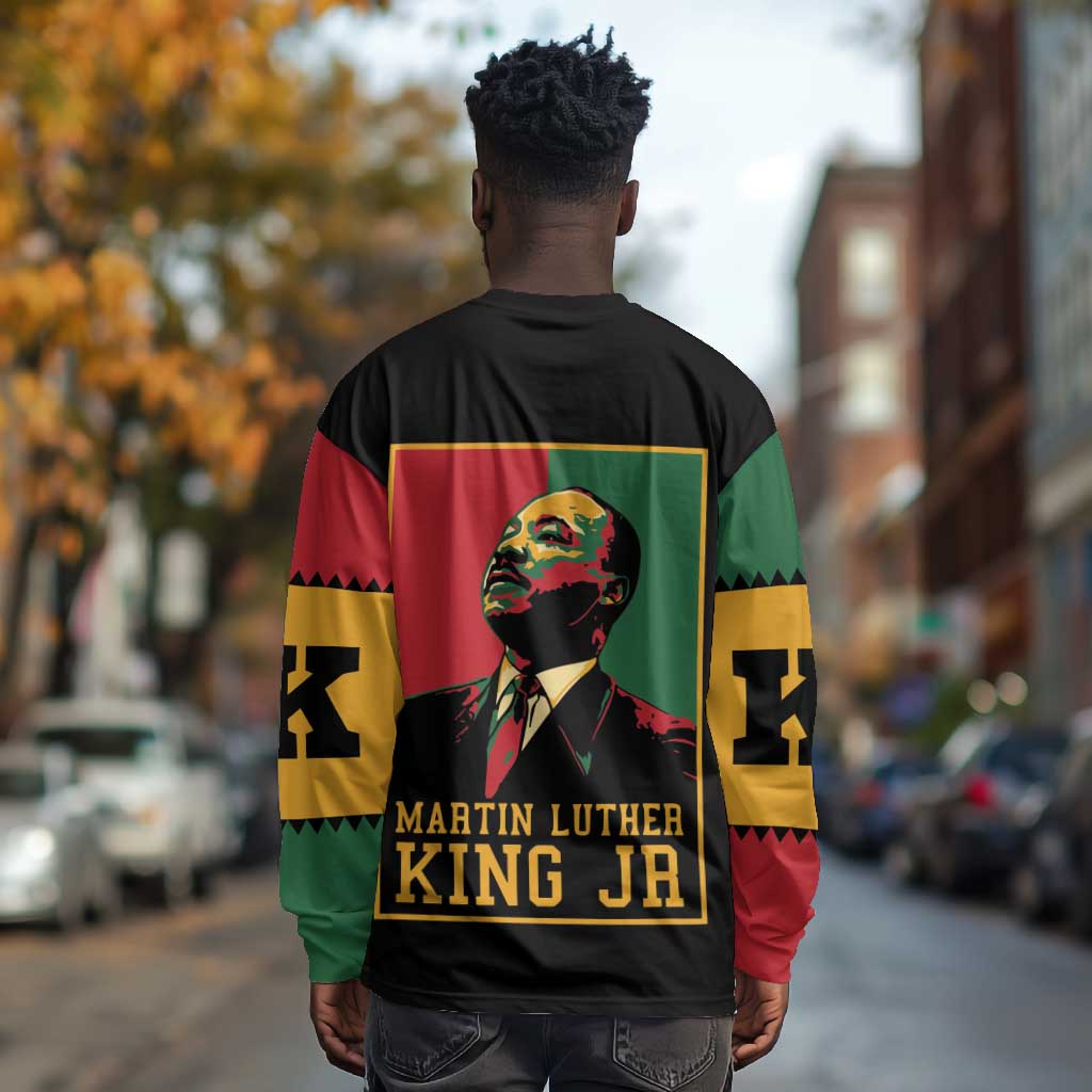 Martin Luther King Jr Long Sleeve Shirt MLK Retro Style