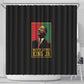 Martin Luther King Jr Shower Curtain MLK Retro Style