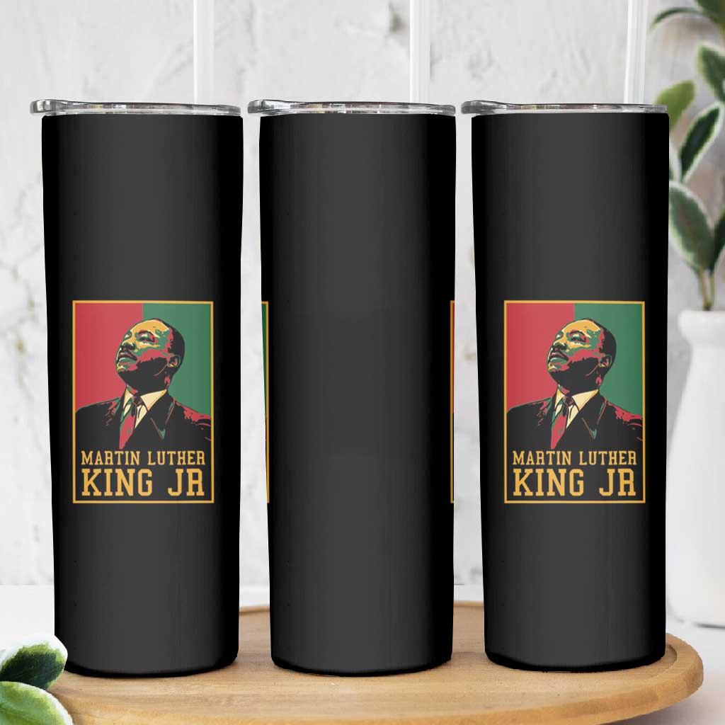 Martin Luther King Jr Skinny Tumbler MLK Retro Style