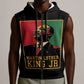 Martin Luther King Jr Sleeveless Zip Hoodie MLK Retro Style - African Pride