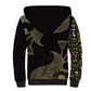Afro Egypt Sherpa Hoodie Horus Eyes Egyptian God
