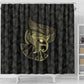 Afro Egypt Shower Curtain Horus Eyes Egyptian God