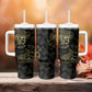 Afro Egypt Tumbler With Handle Horus Eyes Egyptian God
