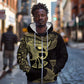Afro Egypt Zip Hoodie Horus Eyes Egyptian God
