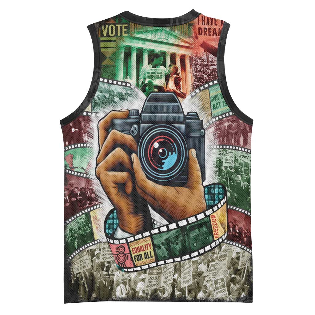African American Civil Rights Leaders Basketball Jersey Heritage in Frames Photography DT03
