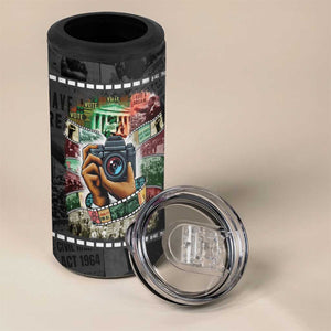 African American Civil Rights Leaders 4 in 1 Can Cooler Tumbler Heritage in Frames Photography