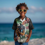 African American Civil Rights Leaders Kid Hawaiian Shirt Heritage in Frames Photography