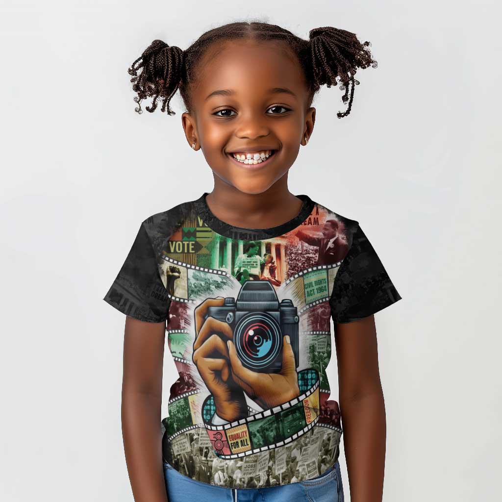 African American Civil Rights Leaders Kid T shirt Heritage in Frames Photography