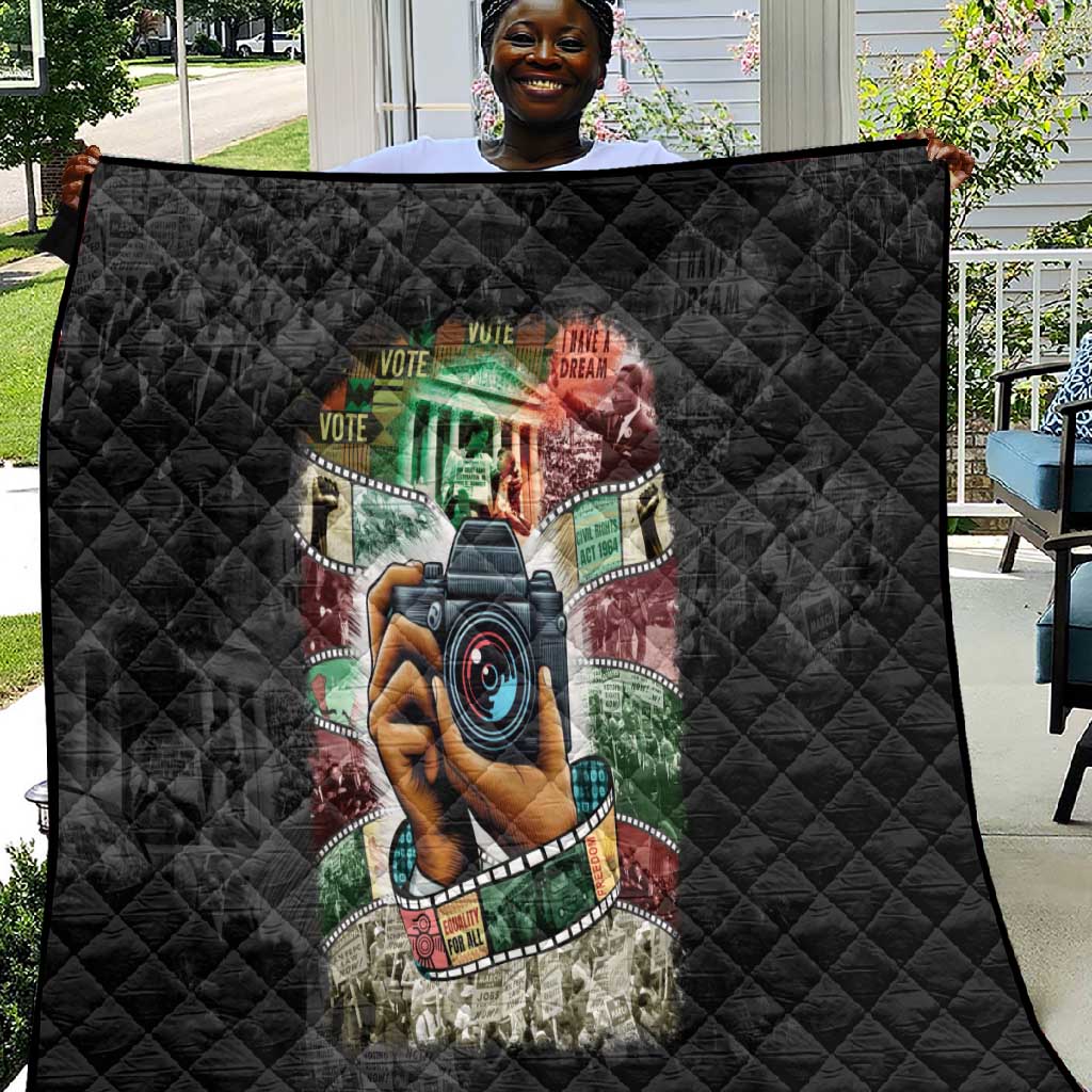 African American Civil Rights Leaders Quilt Heritage in Frames Photography