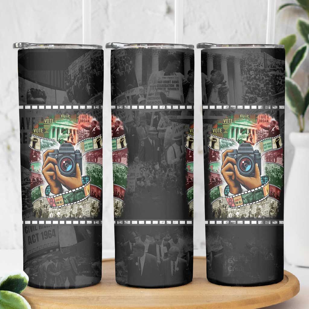 African American Civil Rights Leaders Skinny Tumbler Heritage in Frames Photography