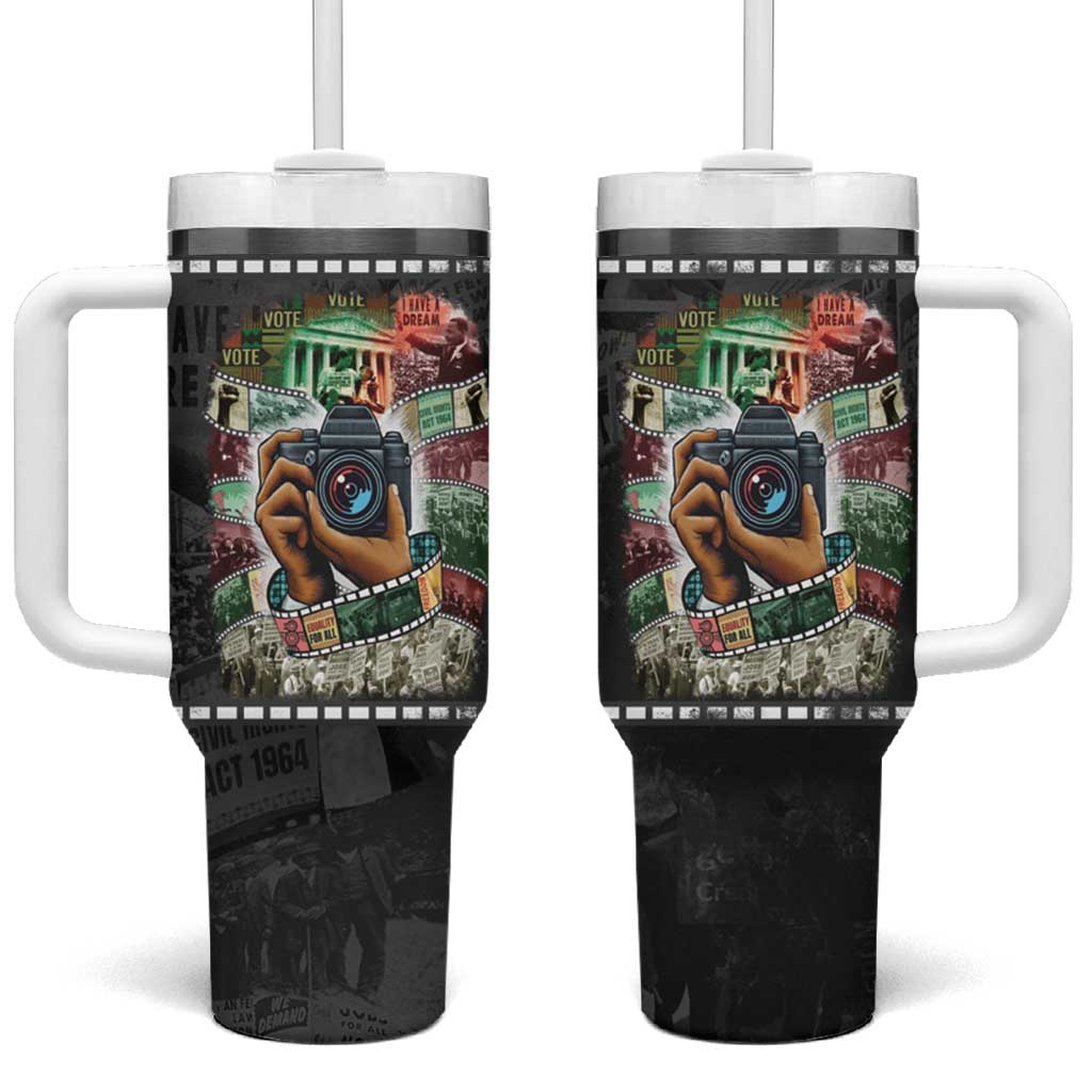 African American Civil Rights Leaders Tumbler With Handle Heritage in Frames Photography