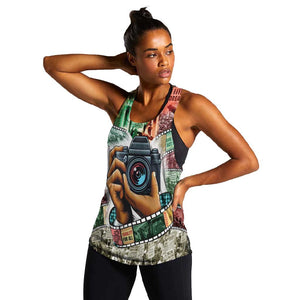 African American Civil Rights Leaders Women Racerback Tank Heritage in Frames Photography