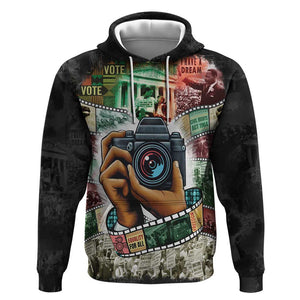 African American Civil Rights Leaders Zip Hoodie Heritage in Frames Photography