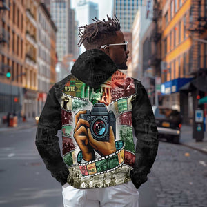 African American Civil Rights Leaders Zip Hoodie Heritage in Frames Photography