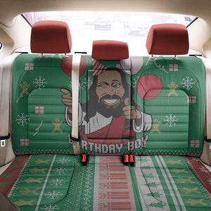 African Birthday Boy Jesus Back Car Seat Cover Afro Christmas