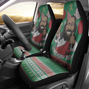 African Birthday Boy Jesus Car Seat Cover Afro Christmas