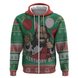 African Birthday Boy Jesus Hoodie Afro Christmas