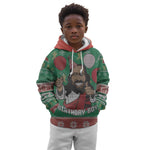 African Birthday Boy Jesus Kid Hoodie Afro Christmas