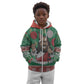 African Birthday Boy Jesus Kid Hoodie Afro Christmas