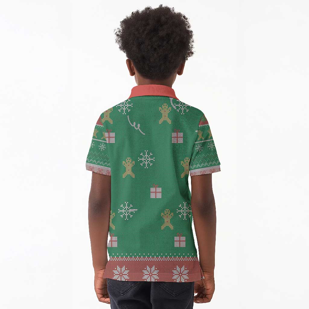 African Birthday Boy Jesus Kid Polo Shirt Afro Christmas