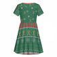 African Birthday Boy Jesus Kid Short Sleeve Dress Afro Christmas